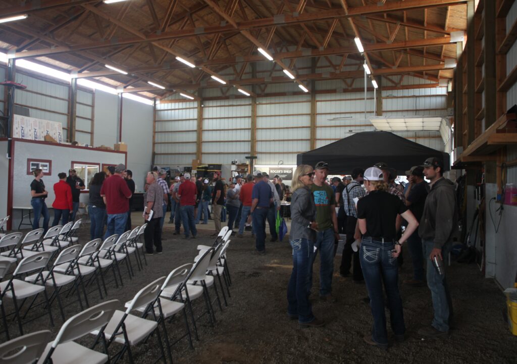 The inside of the Wilke farm facility.