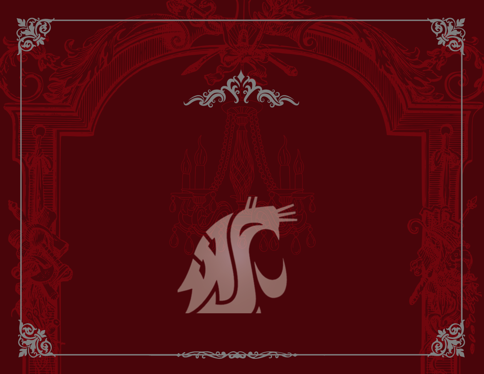 Cougar logo with decorative filigree designs representing the Faculty and Staff Awards theme of 2026