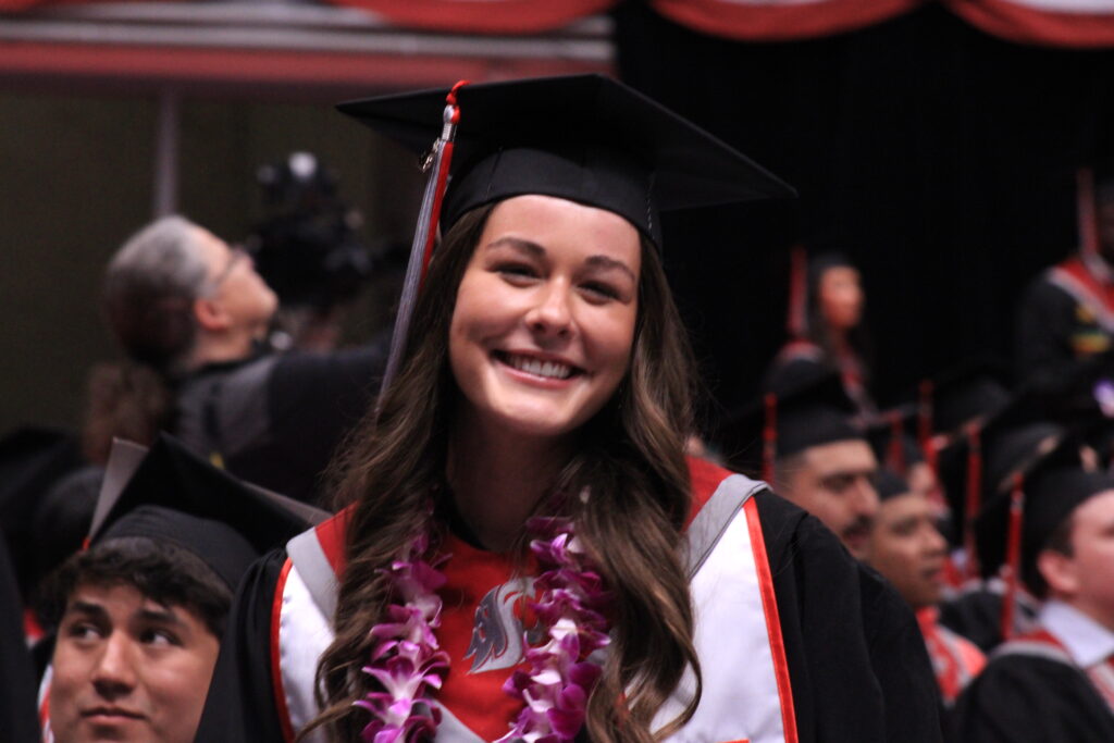 Macy at her graduation.