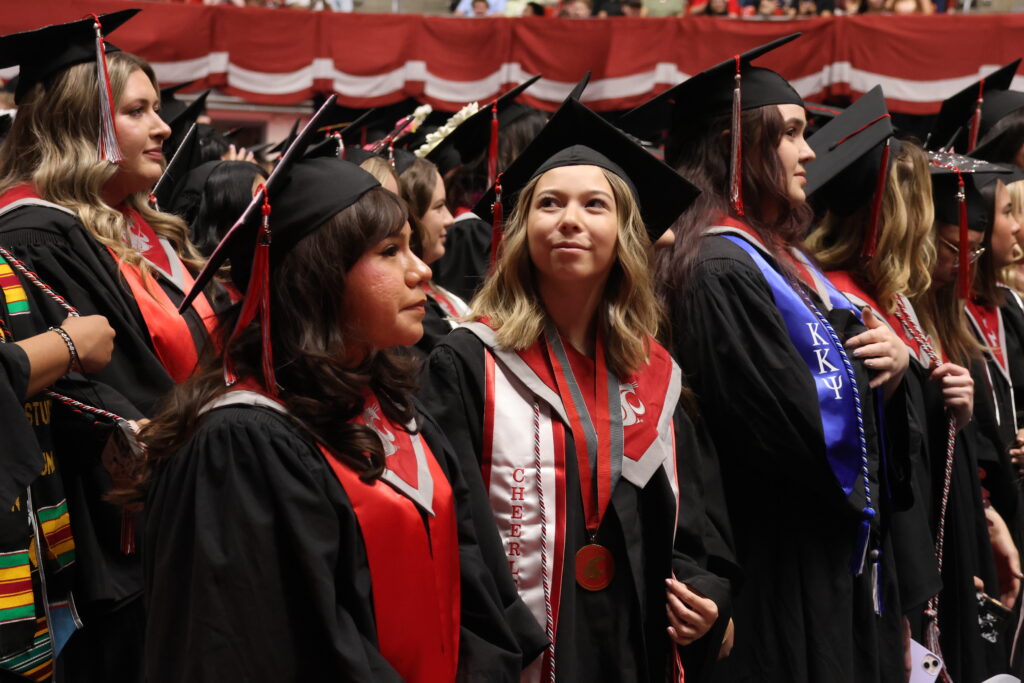 WSU Graduates at graduation