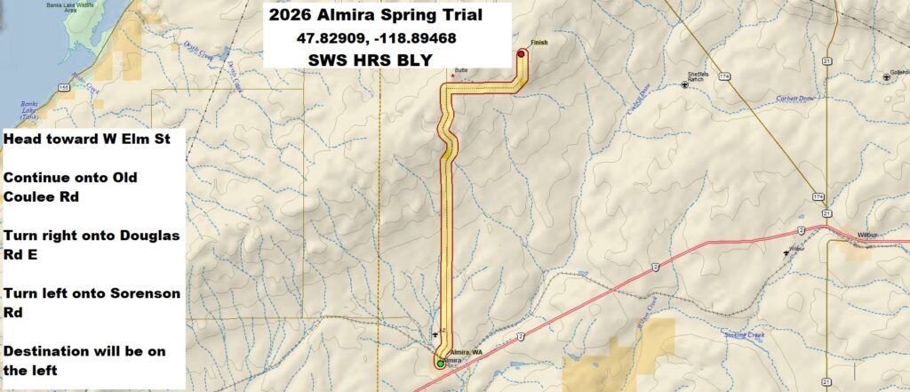 Map to Almira trials.