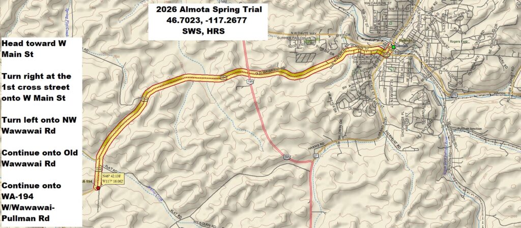 Map to Almota trials.
