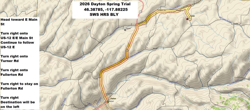 Map to Dayton trials.