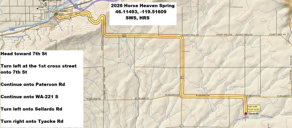 Map to Horse Heaven trials.