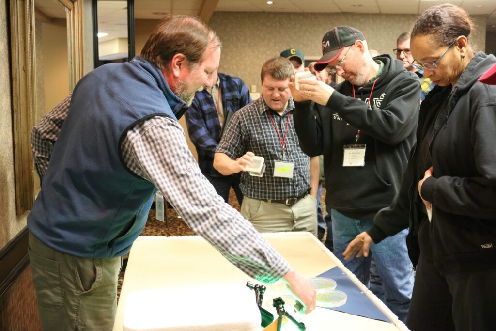 WOCS Oilseed Workshop participants interaction.