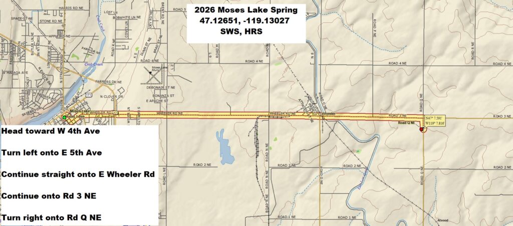Map to Moses Lake trials.