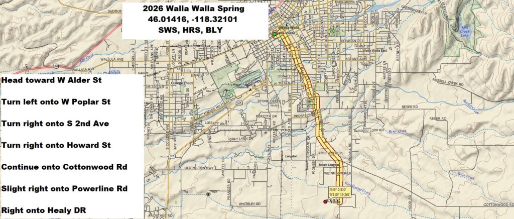 Map to Walla Walla trials.
