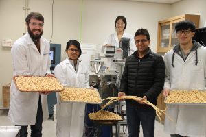 WSU students and research display healthier puffs at their university lab.