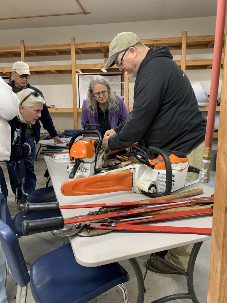 Extension Forestry Chainsaw demo