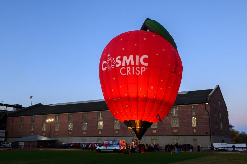 Cosmic Crisp dawn launch