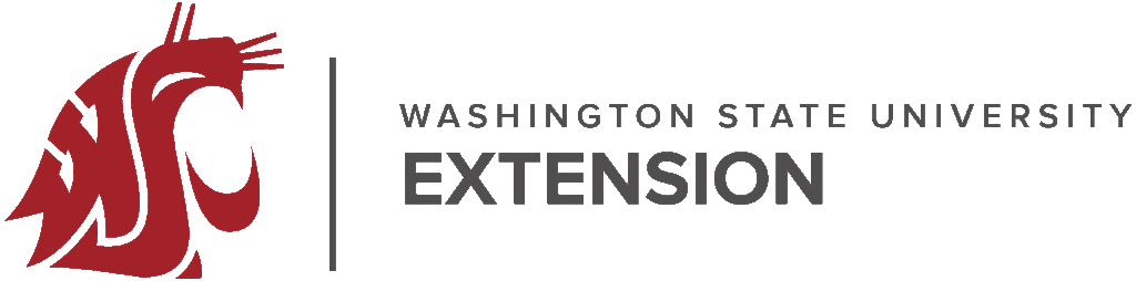 Washington State University Extension Logo.  WSU is in the decoratively spelled out in the logo. 
