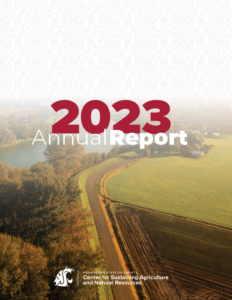 CSANR 2023 Annual Report cover featuring a river valley and the CSANR logo