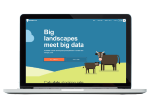 Laptop with StockSmart website pulled up.