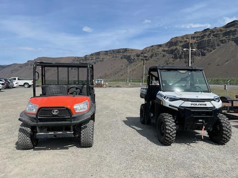 Two quads sit side by side.