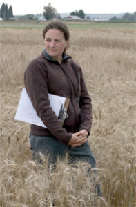 WSU graduate researcher Karen Hills. Photo: Brian Clark/Washington State University.