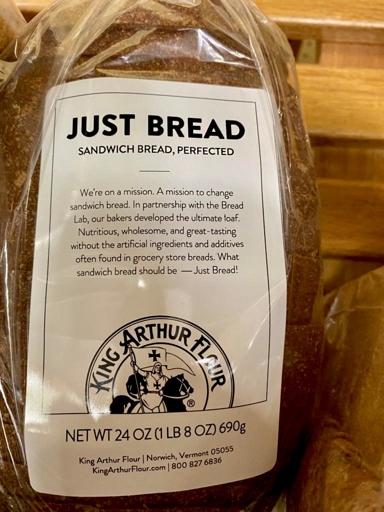 Loaf of Just Bread Sandwich bread, perfected. 