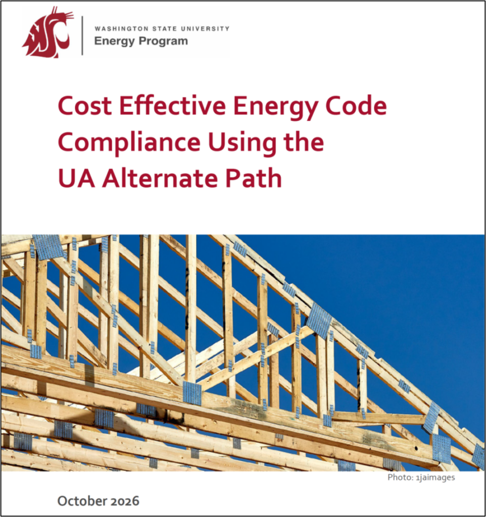 An image of the report cover that includes the report title and a photo of a framed house under construction. Link goes to report.