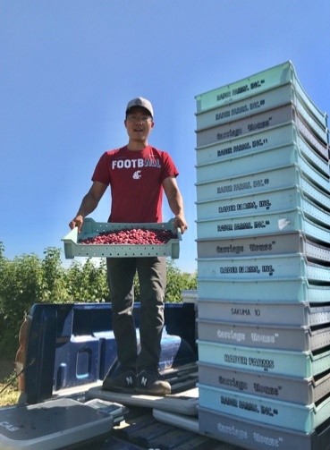 Kayla standing in nature