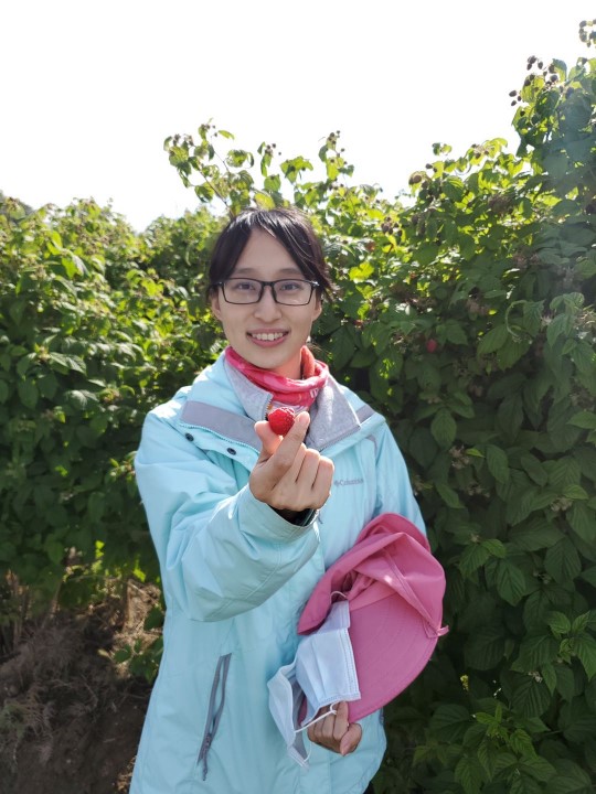 Kayla standing in nature