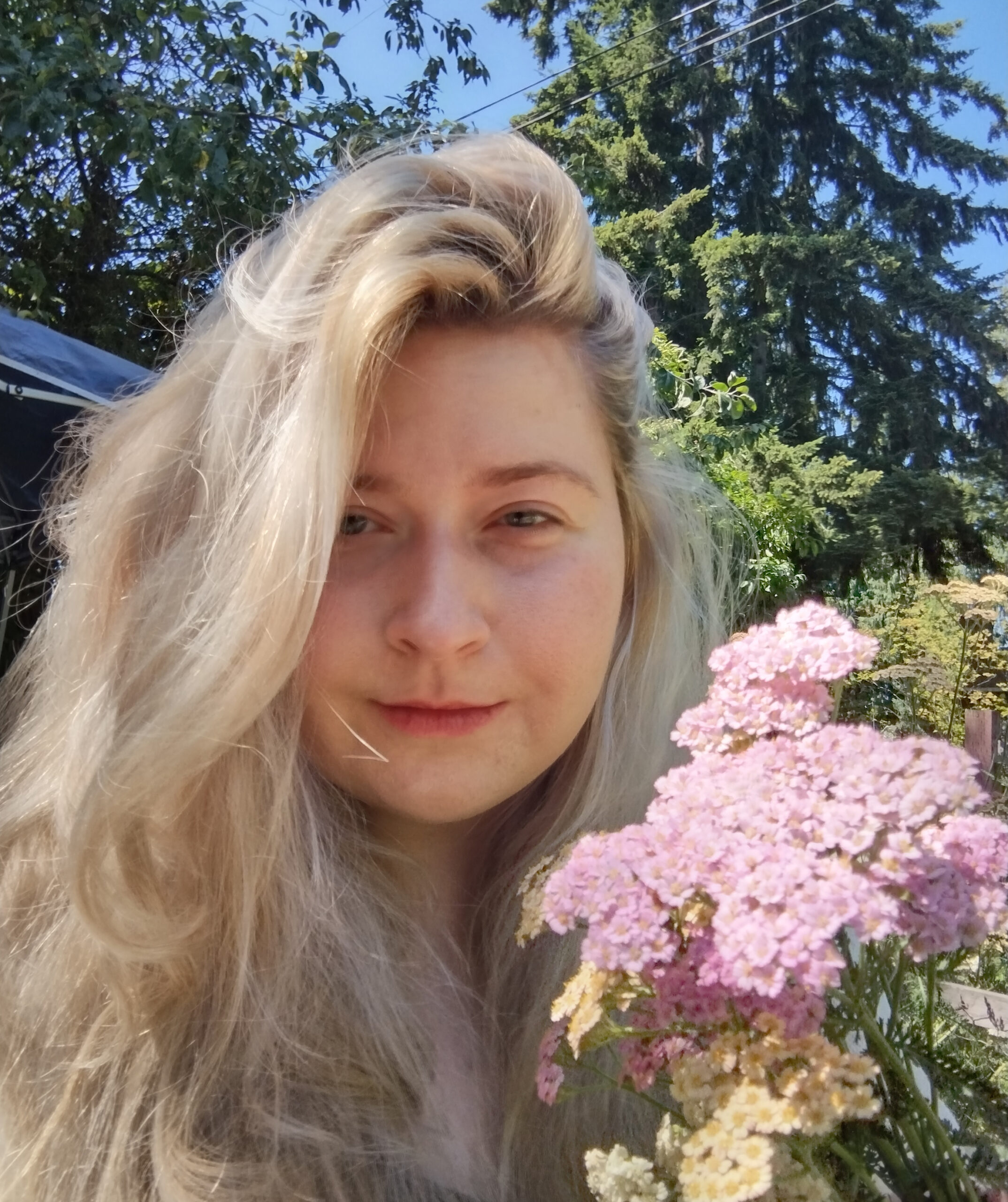 Kayla standing in nature