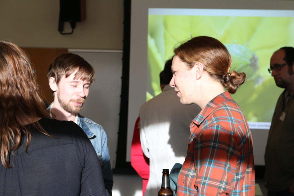 Students socializing