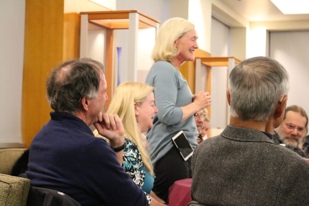 Listening to speakers