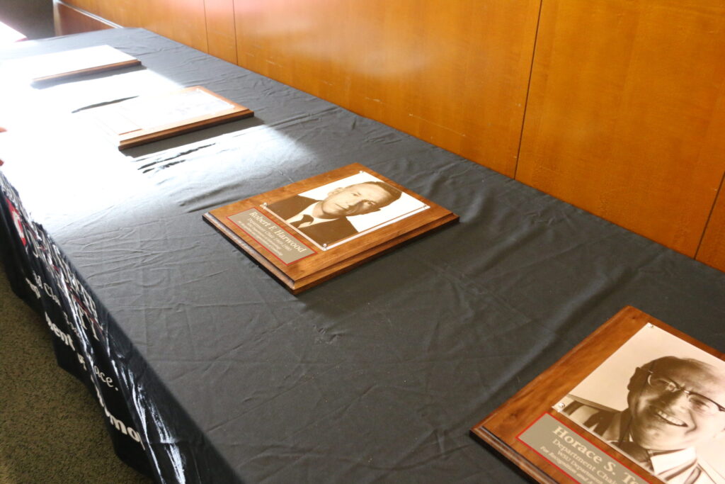 Department chair plaques