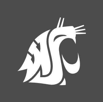 Cougar Head Logo on grey background.