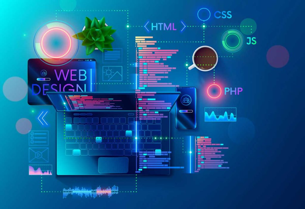 Web design elements and devices.