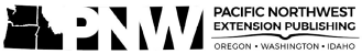 "Pacific Northwest Extension Publishing Oregon, Washington, Idaho" logo.