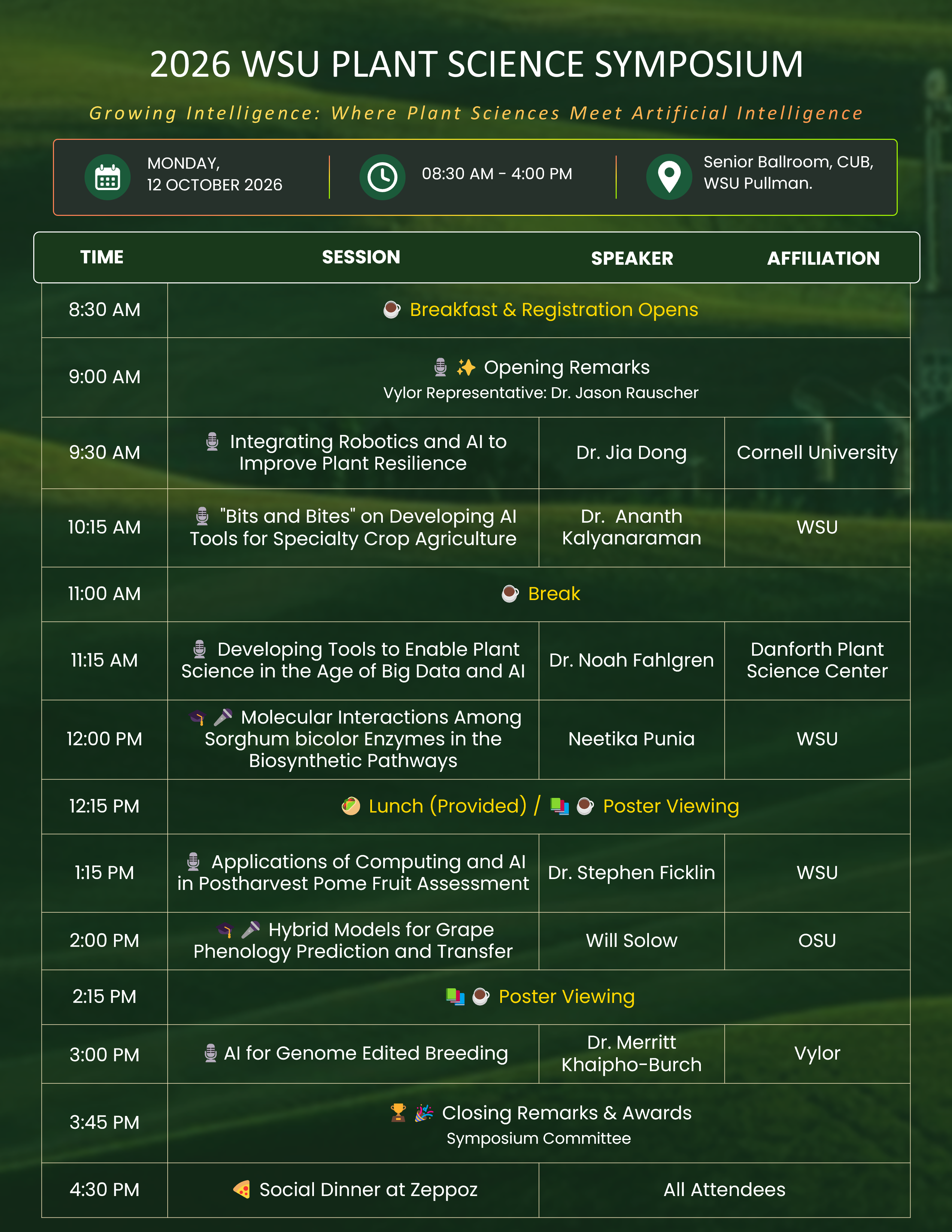 schedule 2026