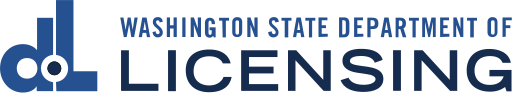 This link directs to the Washington State Department of Licensing website.