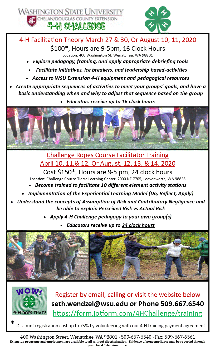 Spring 2020 Training Poster