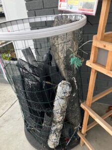 Image of shellfish netting