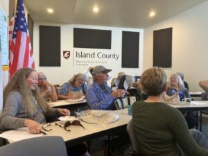 Image of volunteers in meeting