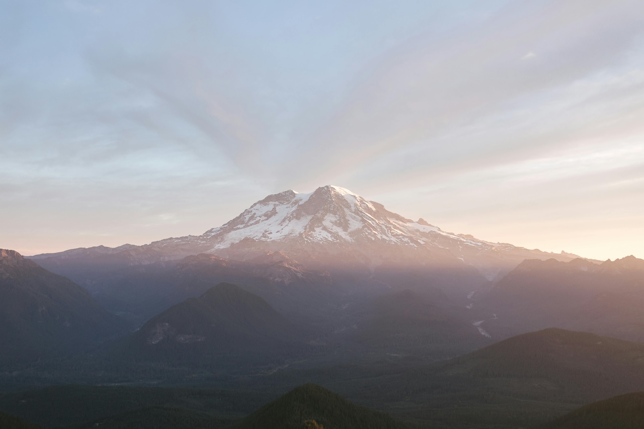 Mt. St. Helens at sunrise