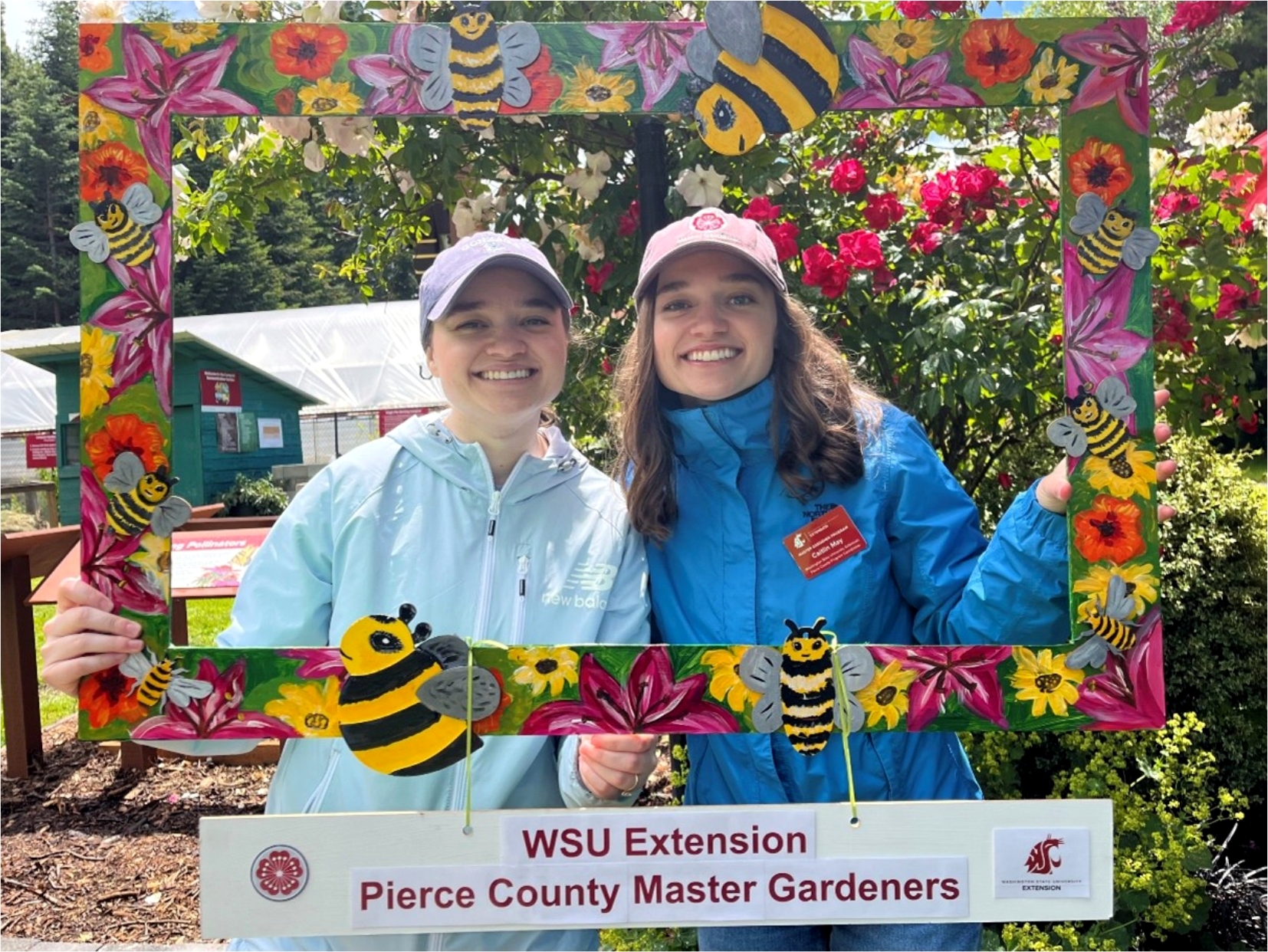 Event frame painted and donated by a Pierce County EMG!