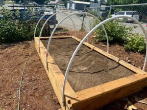 New raised bed built in Stevens County
