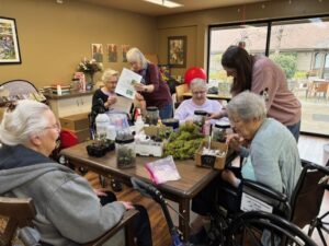Soil class taught at senior center