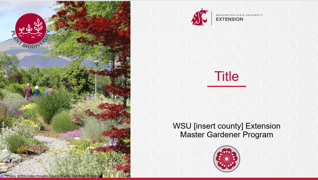 Plant biodiversity Power Point screenshot.