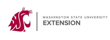 WSU extension logo example cougar to left of WSU Extension with divider between.