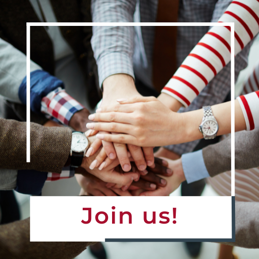 Several hands meeting to join a cause.