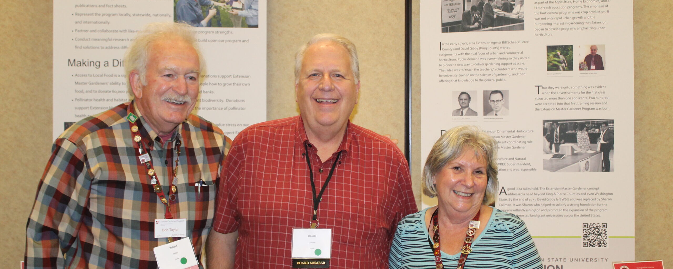 Master Gardener awards.