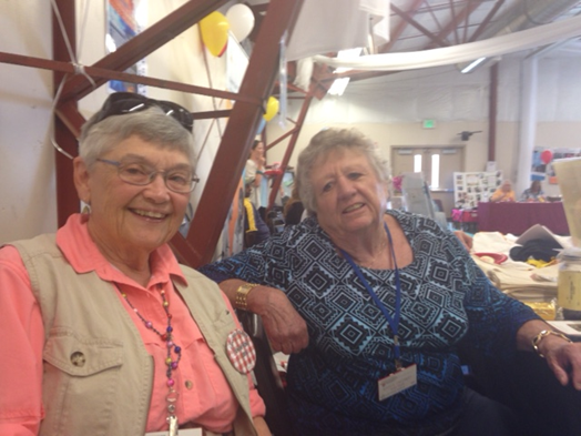 Barbara and Marta at a Master Gardner event