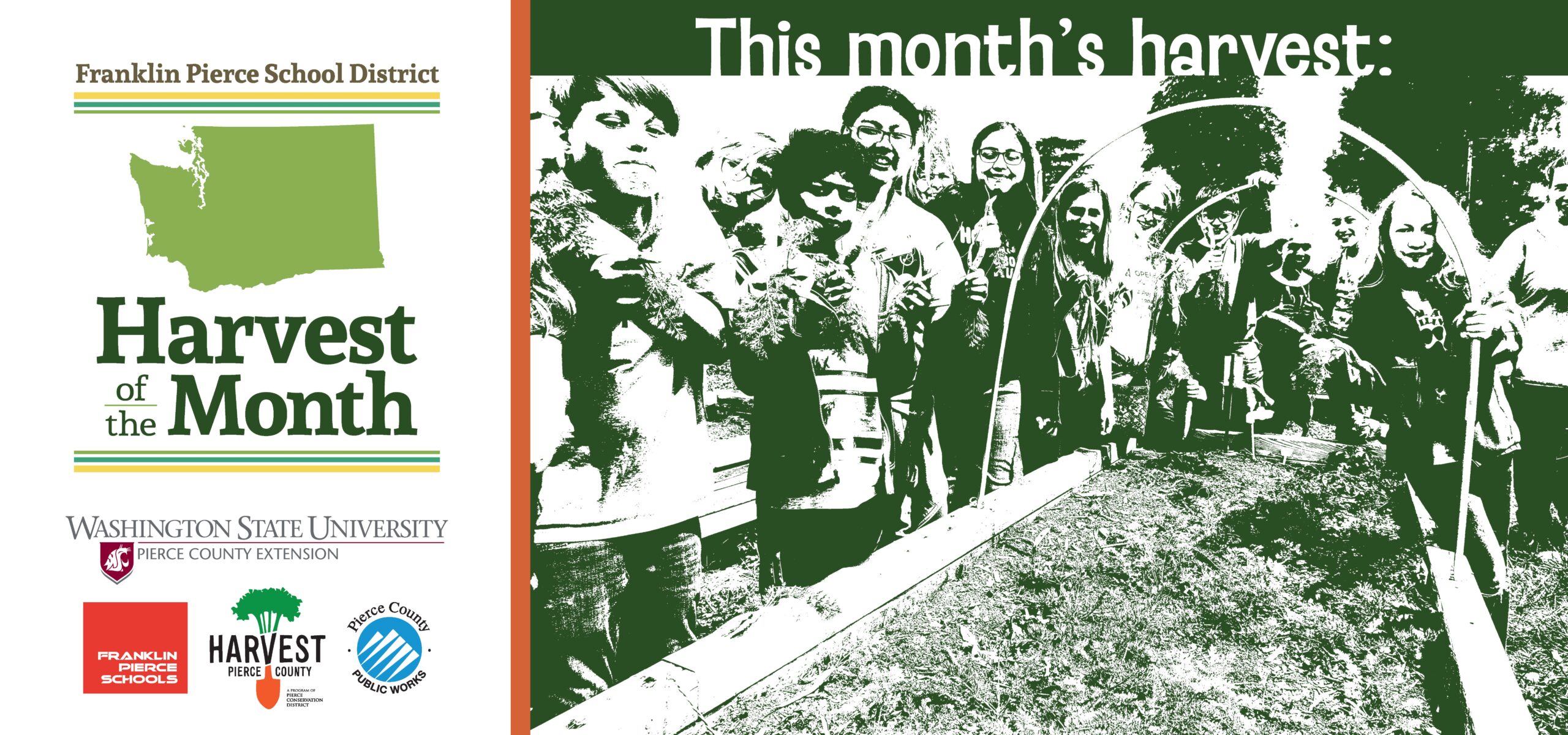 Past harvest of the month picture and logo.