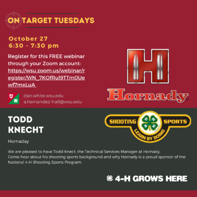 Original flyer for Todd Knecht presentation