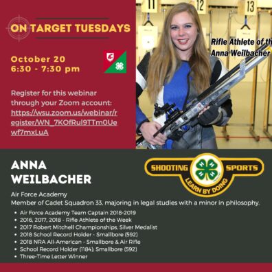 Original flyer for Anna Weilbacher presentation