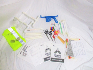 Paper Rocket Kit Content