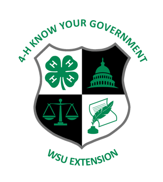 The 4-H Know Your Government Logo