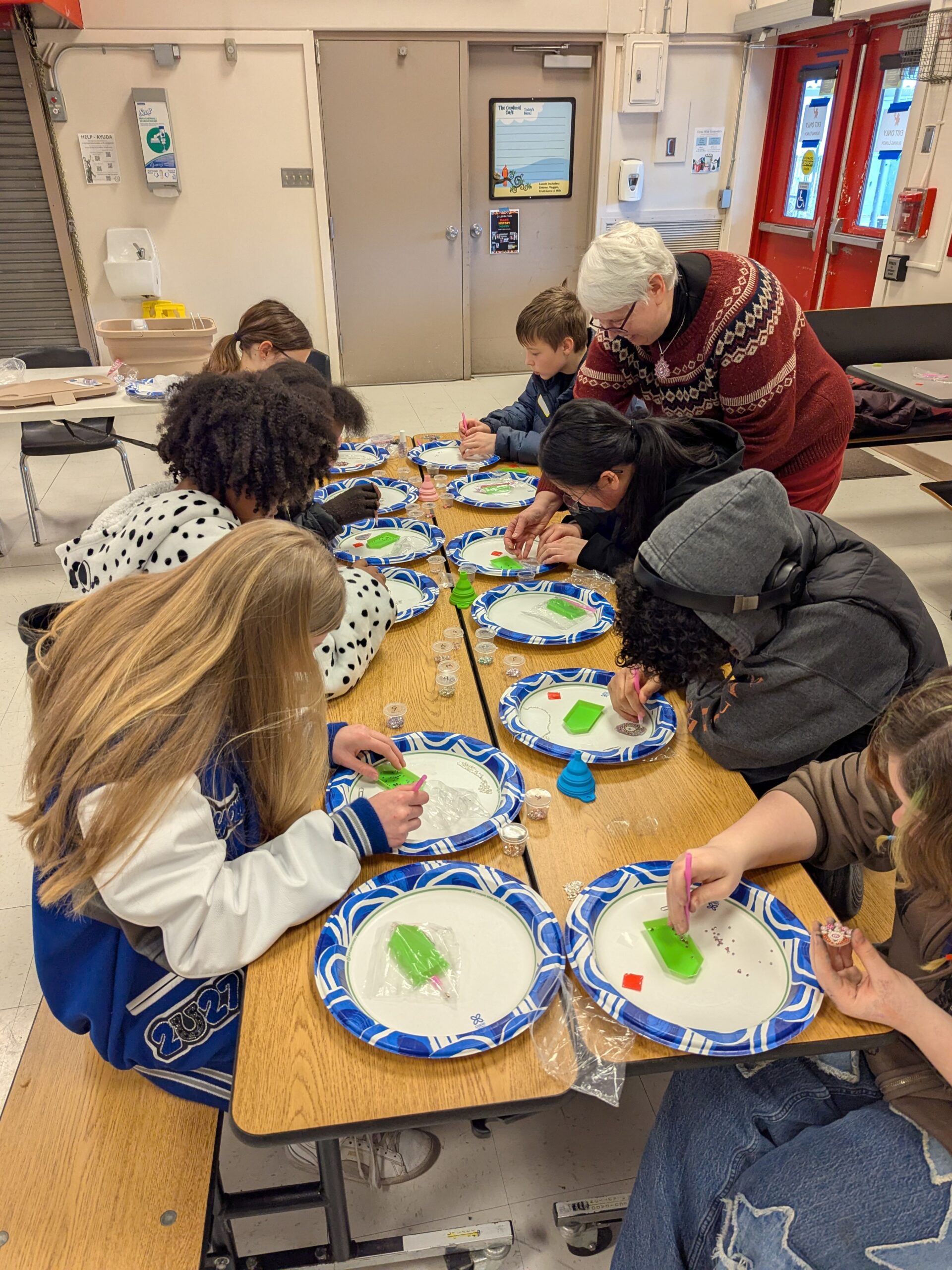 Youth members at Super Saturday.